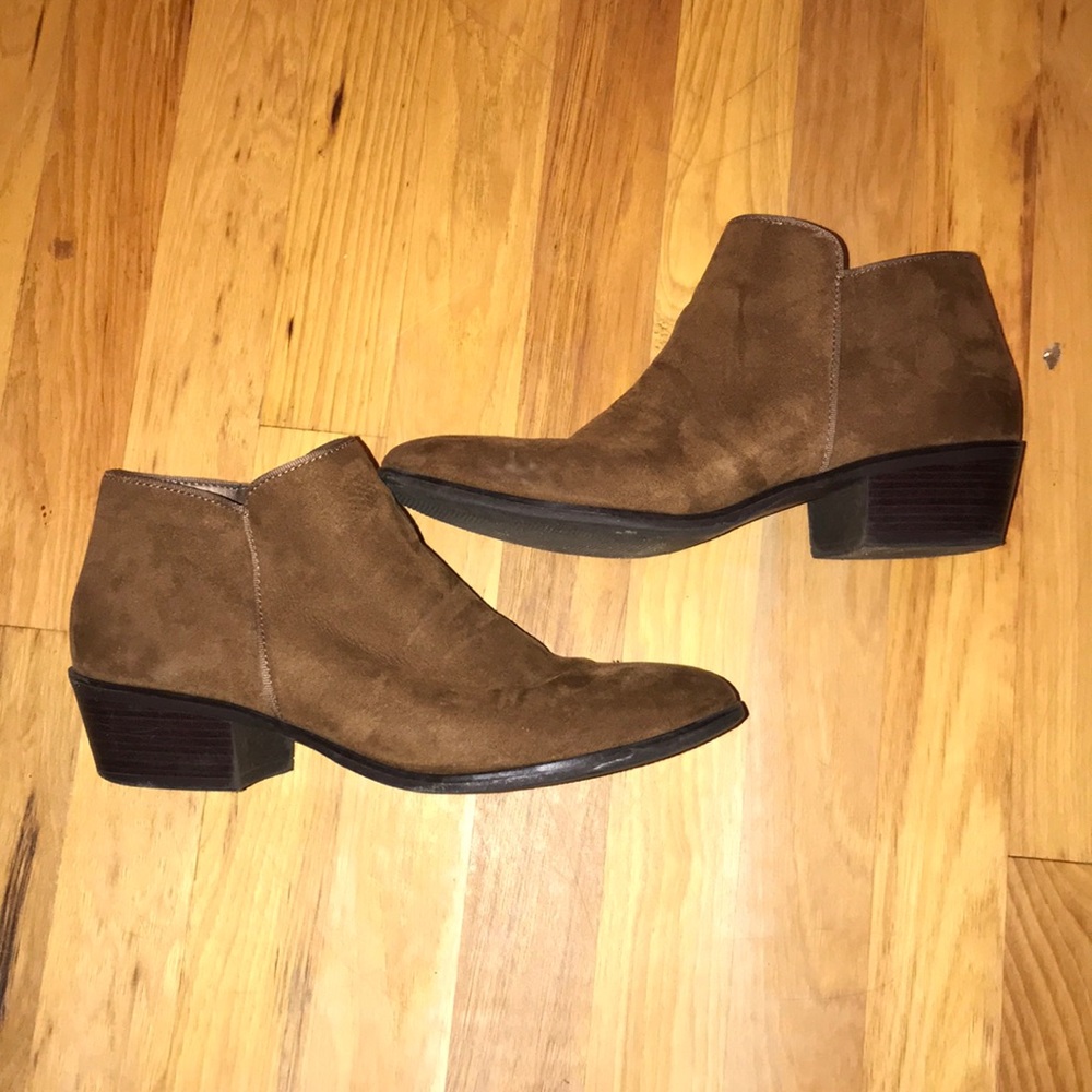 Brown booties